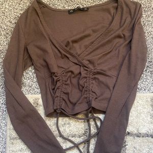Brown shirt